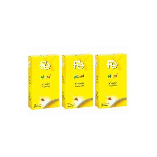 Mixed Karışık Prezervatif 12'li (condom) * 3 Paket