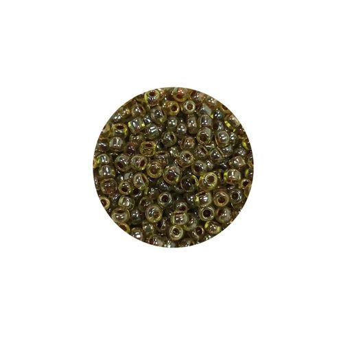 Dökme Cam Kum Boncuk (8/0) 3 mm - 60 Gram - Yeşil Siyah - BNC223