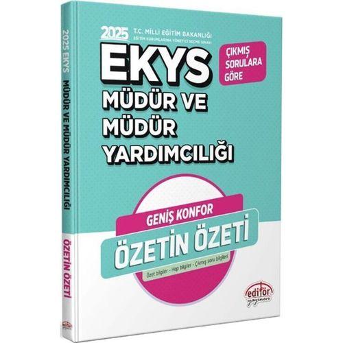 2025 MEB EKYS Müdür ve Yardımcılığı Özetin Özeti Editör Yayınları