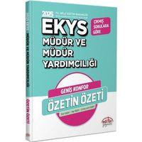 2025 MEB EKYS Müdür ve Yardımcılığı Özetin Özeti Editör Yayınları