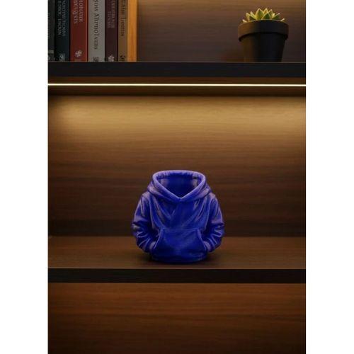 Dekoratif Lacivert Hoodie Kalemlik 10x10 Cm