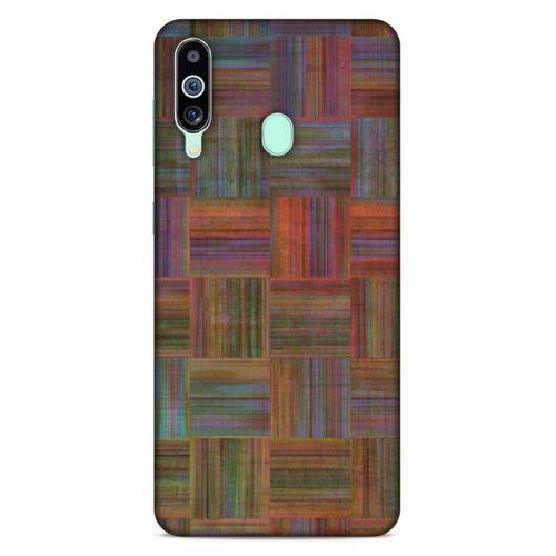 Lopard Samsung Galaxy M40 Uyumlu Kılıf Wood'X (48) Bumper Kılıf Desenli
