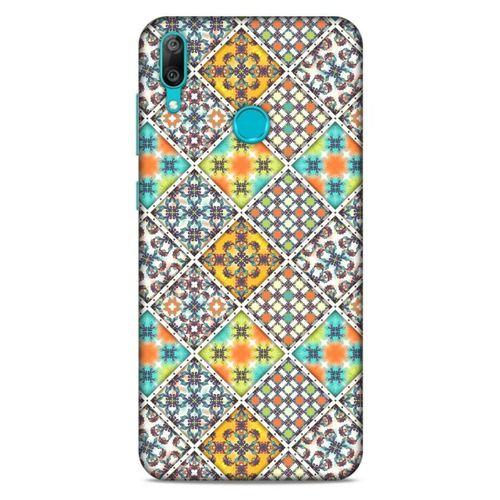 Ethnic Culture (50) Huawei Y7 2019 Kılıf Silikon Kapak Desenli