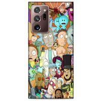 Samsung Galaxy Note 20 Ultra Uyumlu Kılıf Rick And Morty (35) Fit Design Kılıf Cop Rick