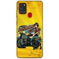 Samsung Galaxy A21s Uyumlu Kılıf Motorsiklet (44) Tough Armor Kılıf Harley