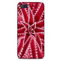 Lopard Oppo Realme C2 Uyumlu Kılıf Bahar (27) Tasarımlı Kılıf Kırmızı