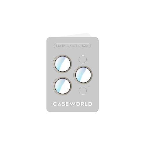 Apple iPhone 16 Pro Max CaseWorld Alloy Two-Color Serisi Lens Koruyucu