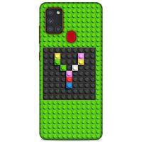 Lopard Samsung Galaxy A21s Uyumlu Kılıf BloX (36) Glitter Kılıf Y Harfi