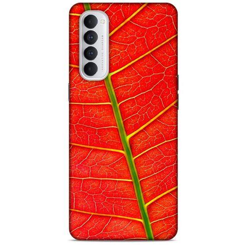 Lopard Oppo Reno 4 Pro Uyumlu Kılıf Bahar (32) Soft Silikon Kılıf Kırmızı