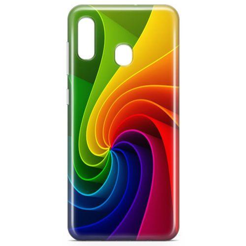 Samsung Galaxy A30 Kılıf Rüzgar Gülü Arka Kapak Koruma Desenli Full Koruyucu