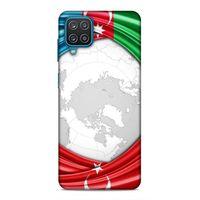 Samsung Galaxy A12 Uyumlu Kılıf Azarbaijan (17) Tasarım Kılıf Dünya Bayraklar