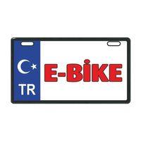 SEVGENT Mavi E-Bike Plakalık