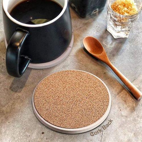 Seramik Bardak Altlığı 2 Li Set Aşçı Desenli 10X10Cm