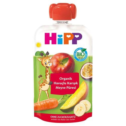 Hipp Hipp Organik Havuçlu Karışık Meyve Püresi 100 Gr