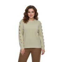 Kadın Kol Taşlı Modelli Sakallı Triko Kazak BGL-ST05077