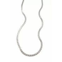 Ezme Zincir Sonsuzluk Kolye - Gümüş