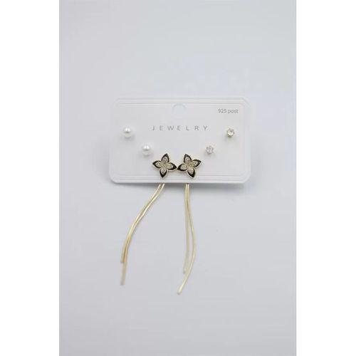 Çoklu Set Küpe - Altın