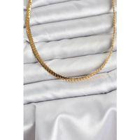 316L Çelik Gold Renk Zincir Kadın Kolye