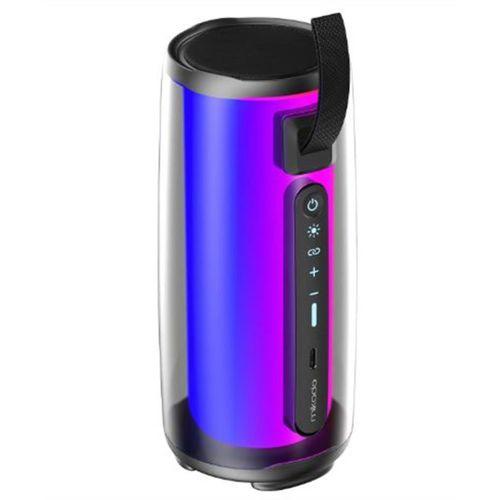 Mikado Md-17bt Capella Siyah 10w 1 Rgb Mikrofonlu   Kart-aux-usb Tws 1800 Mah Bataryalı Speaker