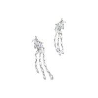 Zirkon Taşlı Küpe - Gümüş