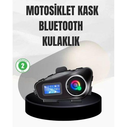 Su Geçirmez Bluetooth 5.3 Kask Kulaklığı 1000mah Bataryalı
