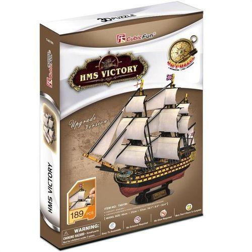 Cubic Fun 3D 189 Parça Puzzle HMS Victory Donanma Gemisi