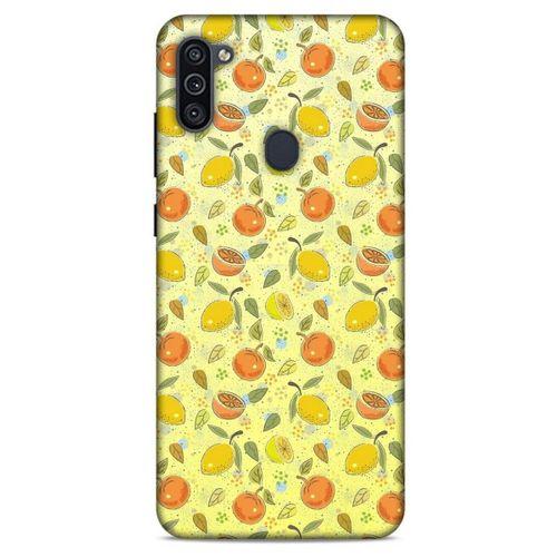 Frutix Turunç 05 Samsung Galaxy M11 Kılıf Desenli Silikon