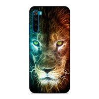 Xiaomi Redmi Note 8T Kılıf Neon Aslan Arka Kapak Silikon Koruma Full Koruyucu