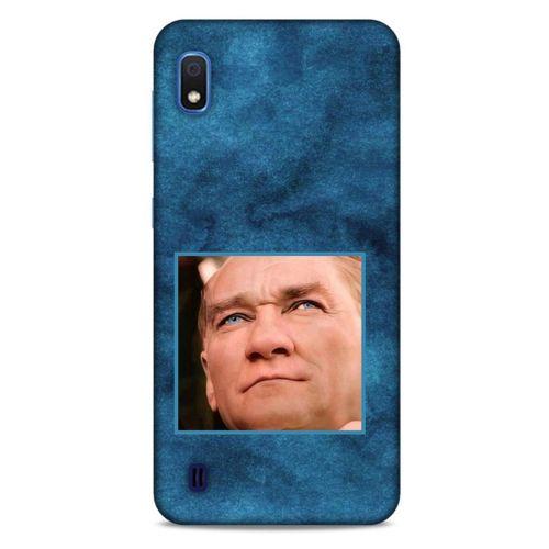 Samsung Galaxy A10 Kılıf Atatürk (26) Tpu Silikon Kılıf Mavi Gök
