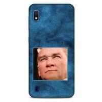 Samsung Galaxy A10 Kılıf Atatürk (26) Tpu Silikon Kılıf Mavi Gök