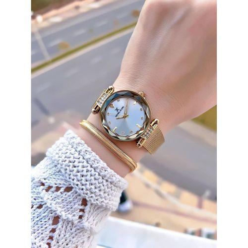 Daniel Klein Çelik Kordonlu 2 Yıl Garantili 3 Atm Suya Dayanıklı Kadın Kol Saati+Bileklik BF.10981.2