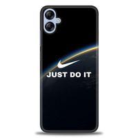 Samsung Galaxy A04E Kılıf HD Baskılı Kılıf - Nike Dünya + Tam Ekran Koruyucu