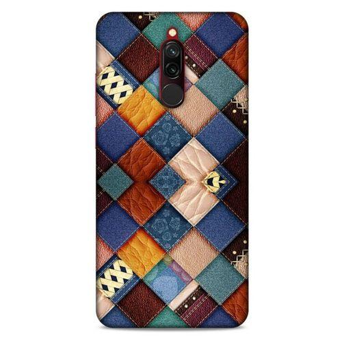Xiaomi Redmi 8 Kılıf Patchwork (31) TPU Kılıf Karışık Renkli