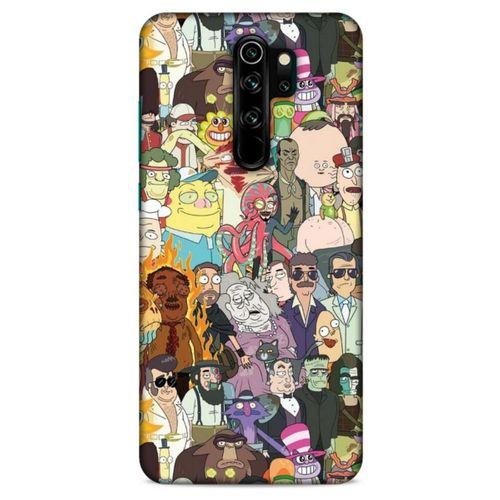 Xiaomi Redmi Note 8 Pro Uyumlu Kılıf Rick And Morty (33) Hybrid Kılıf Killer Rick