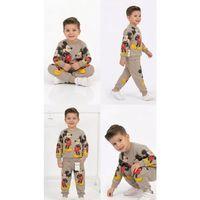 2-5 Yaş Fare Baskılı Penye Çocuk Takımı