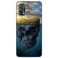 Lopard Oppo Realme 7 Pro Uyumlu Kılıf Manipülasyon ☻ (16) Kalın Kılıf Desenli