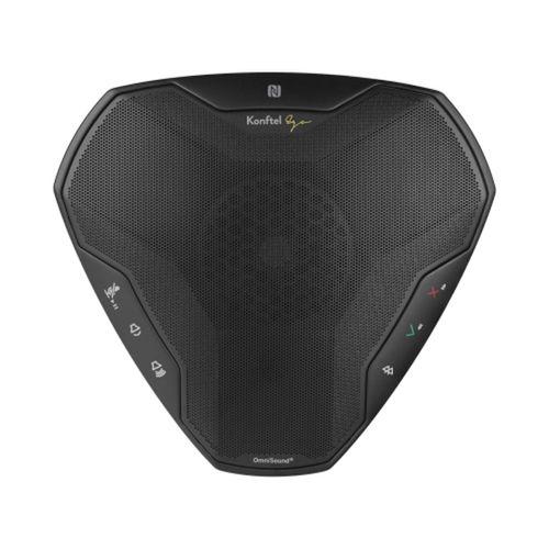 KONFTEL EGO, Siyah, 1000mAh Batarya, BT/USB/AUX/LED, Masaüstü, Mikrofon, Hoparlör
