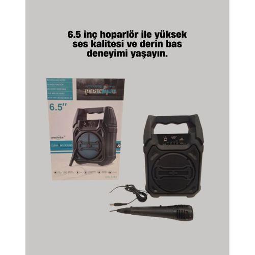 15w Güçlü Ses Çıkışlı Bluetooth Hoparlör Fm Radyo Ve Mikrofon Destekli