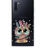 Zoologix (47) Samsung Galaxy Note 10 Plus Şeffaf Kılıf Silikon Desenli
