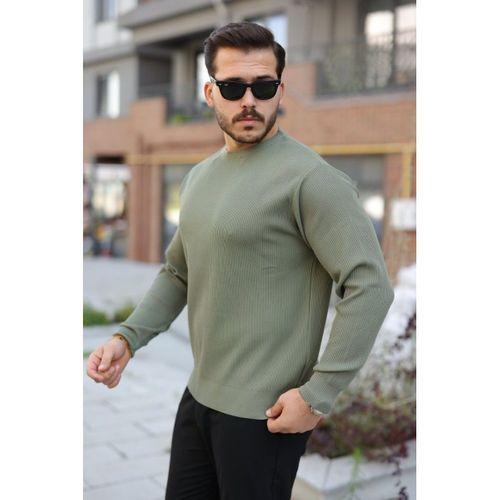 Erkek Selanik Örme Bisiklet Yaka Triko