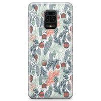 Xiaomi Redmi Note 9 Pro Kılıf Çam Ağacı Süsleri Arka Kapak Koruma Desenli Full Koruyucu