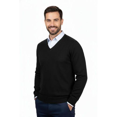 Erkek V Yaka Triko Kazak Çelik Örgü Klasik Kalıp 4241D BGL-ST04849