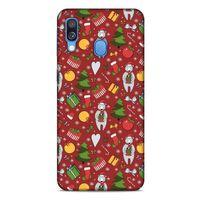 Yılbaşı Süsleri 45 Samsung Galaxy A40 Kılıf Silikon Kapak