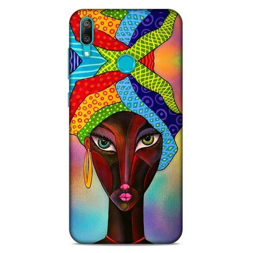 Lopard Huawei Y7 Prime 2019 Uyumlu Kılıf Sürreal Yüzler ♀ (46) Core Armor Kılıf Desenli