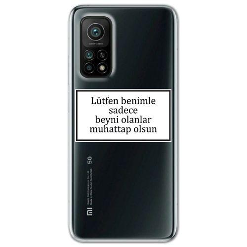 Xiaomi Mi 10T Kılıf HD Yazı Baskılı Silikon Arka Kapak - Yazı 14