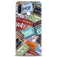 Huawei P30 Lite Kılıf HD Baskılı Kılıf - W6HQF + Tam Ekran Koruyucu