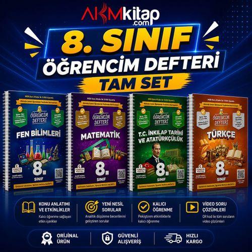 Murat Eğitim Yayınları 8.Sınıf Öğrencim Defteri Seti 4 Kitap
