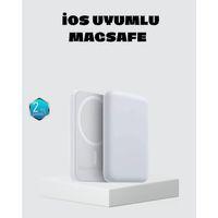 Magsafe 15w Kablosuz Hızlı Şarj, Lightning Girişli Taşınabilir Batarya