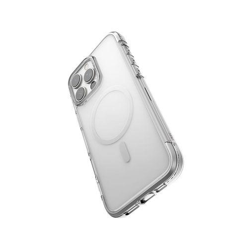 Apple iPhone 16 Pro Max Kılıf M-safe Şarj Özellikli Raptic Air Serisi Airbag Tasarımlı Metal Köşelikli Şeffaf Kapak