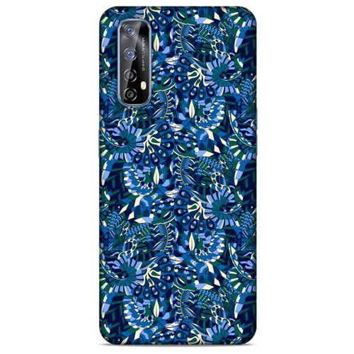 Realme 7 Uyumlu Kılıf Mavi Delisi (41) Tank Kılıf Çiçek